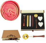 Snake Wax Seal Stamp Spoon Stick Candle Gift Book Box kit