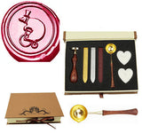 Circus Bear Sealing Wax Seal Stamp Wood Handle Melting Spoon Wax Stick Candle Gift Book Box kit