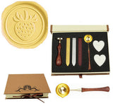Strawberry Sealing Wax Seal Stamp Spoon Stick Candle Gift Box kit