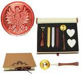 Phoenix Sealing Wax Seal Stamp Spoon Wax Stick Candle Gift Box kit