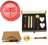 Dragonfly Sealing Wax Seal Stamp Spoon Wax Stick Candle Gift Book Box kit