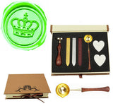 Imperial Crown Sealing Wax Seal Stamp Spoon Wax Stick Candle Gift Box kit