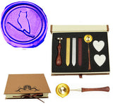 Owl On A Branch Sealing Wax Seal Stamp Spoon Wax Stick Candle Gift Box kit