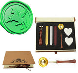 Pegasus Sealing Wax Seal Stamp Spoon Wax Stick Candle Gift Box kit