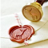 Retro Merry christmas wax seal stamp jingle bell Snowflake Santa Claus deer sock tree christmas gifts  Wax sealing Stamp