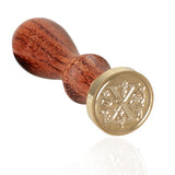 Sealing Wax Stamp Classic Initial Wax Seal Stamp Alphabet 26 Letter A-Z Retro Wood Stamp Vintage DIY Stamps E5M1