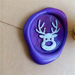 Deer Wax Seal Stamp, wedding stamp ,Christmas party wax seal stamp,initial wax seal stamp envelop seal Merry XMAS