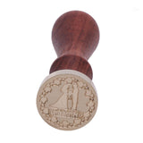 1PC Love Series Retro Wood Handle Sealing Wax Stamp Decorative Greeting Birthday Wedding Invitation Sealing Stamps