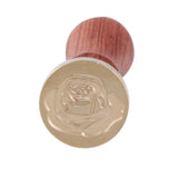 1PC Love Series Retro Wood Handle Sealing Wax Stamp Decorative Greeting Birthday Wedding Invitation Sealing Stamps