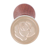 1PC Love Series Retro Wood Handle Sealing Wax Stamp Decorative Greeting Birthday Wedding Invitation Sealing Stamps