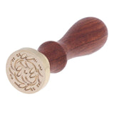 Retro Style Wood Sealing Wax Classic Antique Stamp Initial Wax Seal Stamp Alphabet wood Stamp with Beech Handle