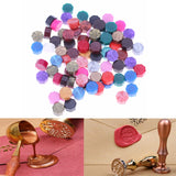 100Pcs/Lot Octagon Sealing Wax Beads Stamping Wax Seal Stamps for Envelope Documents Christmas Wedding Invitation Decorative