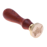 Crown Pattern DIY Retro Sealing Wax Stamp Wood Stamp Customs Insurance Sealing Wax Seal Post with Beech Handle