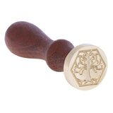 Retro Wood Stamp Classic Tree Plant Sealing Wax Seal Stamp Ancient Seal Post Decorative Antique Stamp Gifts