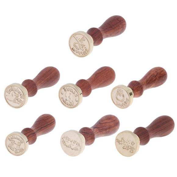 DIY Antique Tree Pattern Wax Seal Stamp Retro Wooden Sealing Wax Scrapbooking Stamps Craft Wedding Decorative Invitation