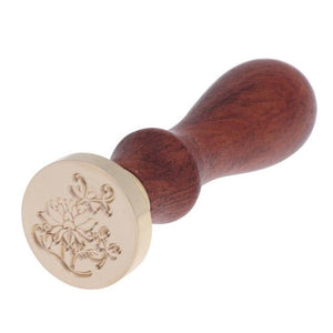 Retro Wax Seal Stamp Classic Sealing Wax Seal Flower DIY Stamp Post Decorative Tools For Wedding Invitation Card Decoration E5M1