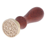 Retro Wax Seal Stamp Classic Sealing Wax Seal Flower DIY Stamp Post Decorative Tools For Wedding Invitation Card Decoration E5M1