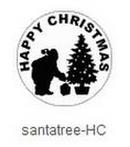 Santa Claus/Christmas tree/bells/Vintage Sealing Wax Seal Stamp Christmas Themed Designs for Art Crafts stamp Envelope Letters