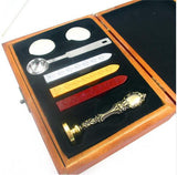 Christmas deer Wax Seal Stamp - Xmas deer logo Gold Plated Wax Seal Stamp  Sealing wax stamp, sealing stamp