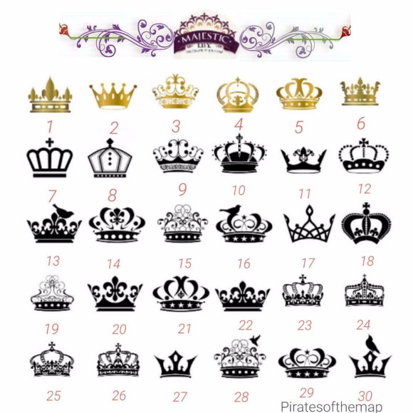 DIY Customize Personalized crown birthday wedding love christmas new year gifts wax seal Antique Letter Envelope Brass Stamp