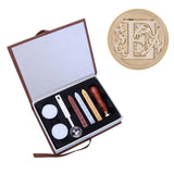 Gift Box 26 English Alphabets Metal Hot Sealing Wax Clear Stamps Set Dia 25mm Stamps Wax Seals Delicate Cuprum Stamps