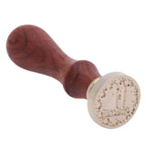 Seal Stamp Love Series Retro Wood Handle Sealing Wax Documents Custom Stamp Decorative Supplies