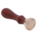 Seal Stamp Love Series Retro Wood Handle Sealing Wax Documents Custom Stamp Decorative Supplies