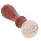 Seal Stamp Love Series Retro Wood Handle Sealing Wax Documents Custom Stamp Decorative Supplies
