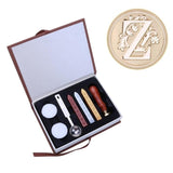 26 English Alphabets Metal Sealing Wax Stamps Set Dia 25mm Stamps Wax Seals Delicate Cuprum Stamps with Durable Box