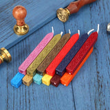 Retro Sealing Wax Stick Seal Stamps for Letter Wedding Invitations Gift Cards DIY Scrapbooking Sealing Stamp Wax