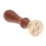 Retro Wax Seal Stamp Copper Head Wood Handle Wax Antique Sealing Stamp DIY Envelope Card Wedding Decorative Invitation