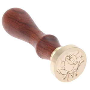 Retro Wax Seal Stamp Copper Head Wood Handle Wax Antique Sealing Stamp DIY Envelope Card Wedding Decorative Invitation