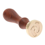 Retro Wax Seal Stamp Copper Head Wood Handle Wax Antique Sealing Stamp DIY Envelope Card Wedding Decorative Invitation