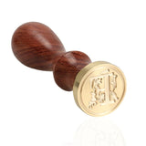 Exquisite Wood Stamps Retro Letter A-Z Sealing Wax Classic Initial Wax Seal Stamp Alphabet DIY Letter Stamping Craft Gifts