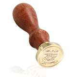 Exquisite Wood Stamps Retro Letter A-Z Sealing Wax Classic Initial Wax Seal Stamp Alphabet DIY Letter Stamping Craft Gifts