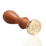 Exquisite Wood Stamps Retro Letter A-Z Sealing Wax Classic Initial Wax Seal Stamp Alphabet DIY Letter Stamping Craft Gifts