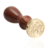Exquisite Wood Stamps Retro Letter A-Z Sealing Wax Classic Initial Wax Seal Stamp Alphabet DIY Letter Stamping Craft Gifts