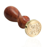 Exquisite Wood Stamps Retro Letter A-Z Sealing Wax Classic Initial Wax Seal Stamp Alphabet DIY Letter Stamping Craft Gifts