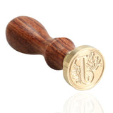 Exquisite Wood Stamps Retro Letter A-Z Sealing Wax Classic Initial Wax Seal Stamp Alphabet DIY Letter Stamping Craft Gifts