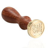 Exquisite Wood Stamps Retro Letter A-Z Sealing Wax Classic Initial Wax Seal Stamp Alphabet DIY Letter Stamping Craft Gifts