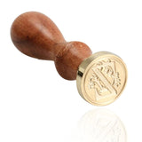 Exquisite Wood Stamps Retro Letter A-Z Sealing Wax Classic Initial Wax Seal Stamp Alphabet DIY Letter Stamping Craft Gifts