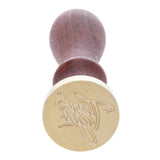 Retro Wood Stamp Classic Animal Plant Post Decor Initial Sealing Wax Seal Stamp Ancient Seal Post Decorative Antique Stamp Gifts