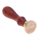 Crown Pattern Retro Wood Handle Stamp Sealing Wax Stamps DIY Craft Decorative Greeting Birthday Wedding Invitation Sealing Stamp