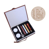 26 English Alphabets Metal Sealing Wax Stamps Set Dia 25mm Stamps Wax Seals Delicate Cuprum Stamps with Durable Box