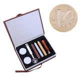 In Durable Box 26 English Alphabets Metal Hot Sealing Wax Clear Stamps Set Dia 25mm Stamps Wax Seals Delicate Cuprum Stamps
