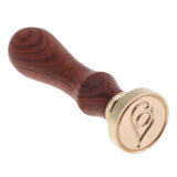 Retro Alphabet Brass Head Stamp Seal DIY Card Envelope Sealing Wax Stamp Vintage DIY Handle Brass Head Wedding Invitation 2018