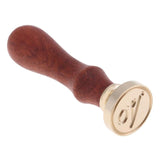Retro Alphabet Brass Head Stamp Seal DIY Card Envelope Sealing Wax Stamp Vintage DIY Handle Brass Head Wedding Invitation 2018