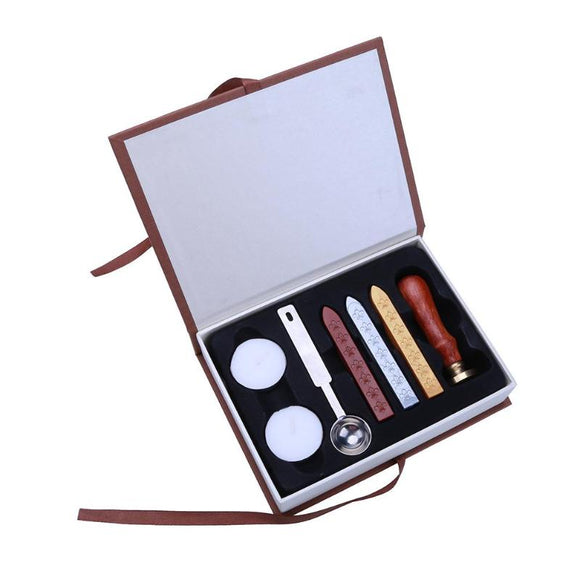 Sealing Wax Clear Stamps Set Diameter 25mm Stamps Wax Seals  Delicate Cuprum Stamps For Kids Adults With Durable Box New Gifts
