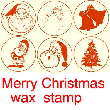 103 logo Merry Christmas Stamp metal Head,DIY Ancient Seal Retro Stamp New Year Party Supplies High Quality wax stamp sello