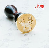 Retro Merry christmas wax seal stamp jingle bell Snowflake Santa Claus deer sock tree christmas gifts Stamp Wax sealing Stamp